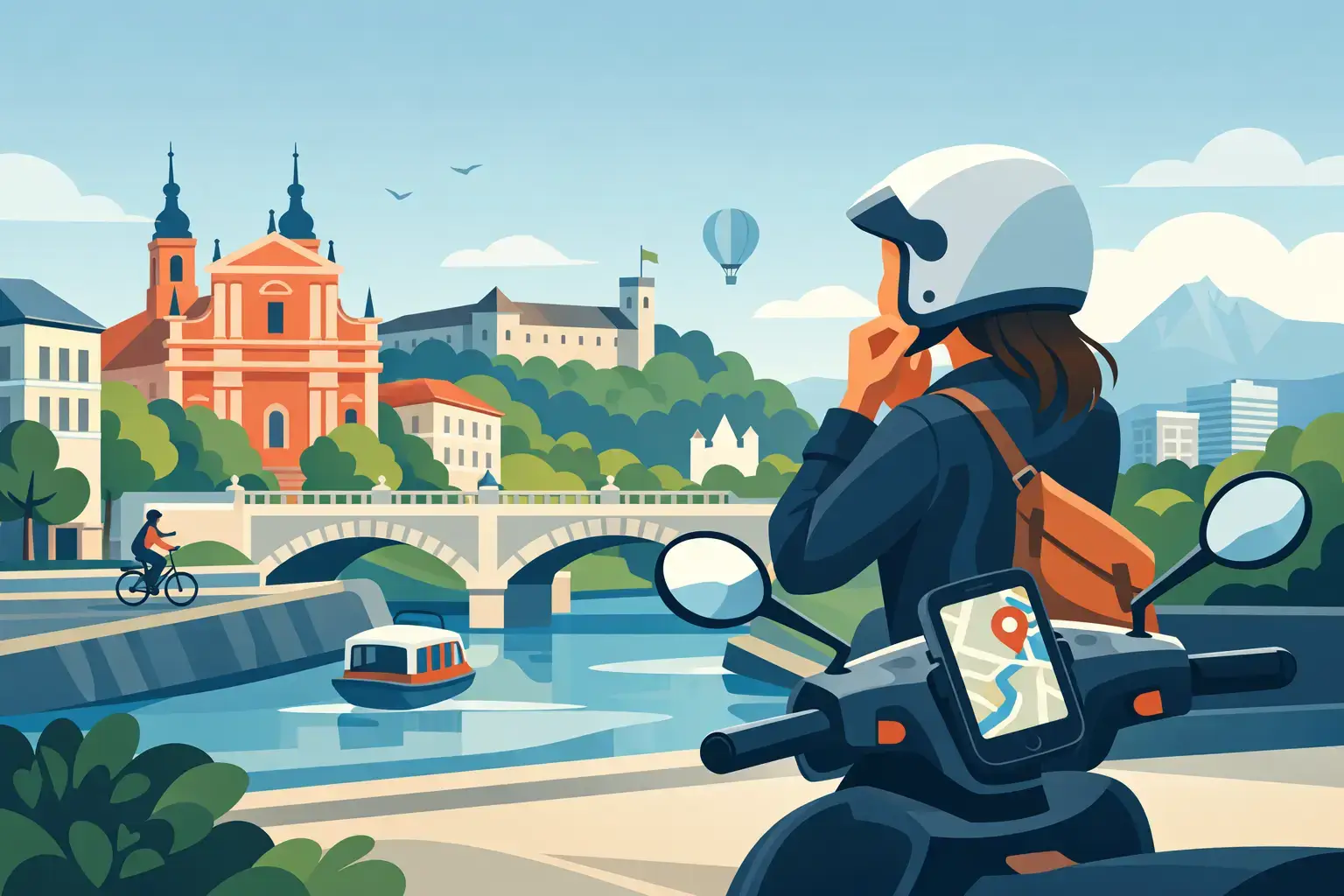 Dobra priprava na mestno vožnjo po Ljubljani