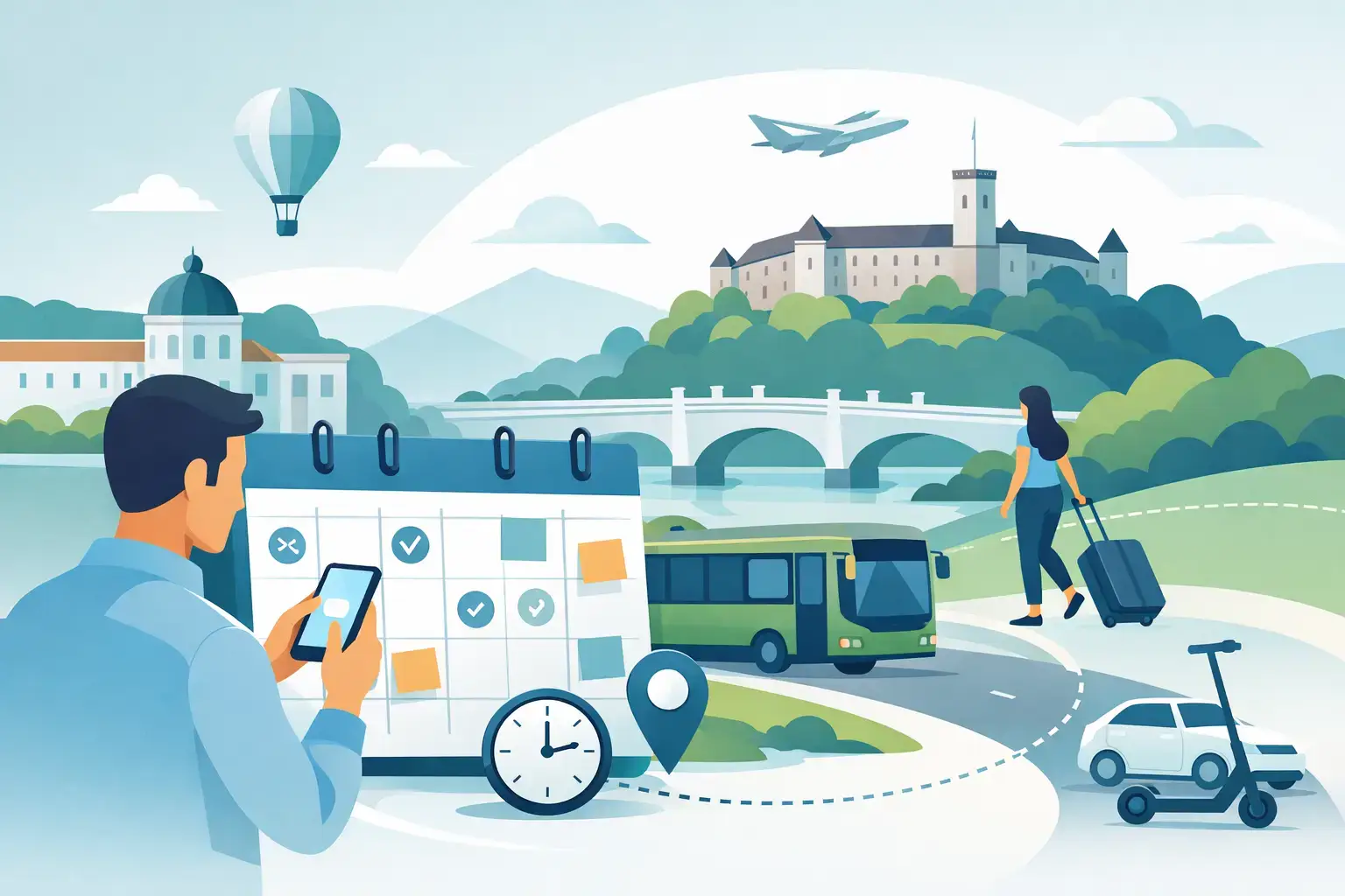 Prilagodljiv urnik voženj Ljubljana brez stresa